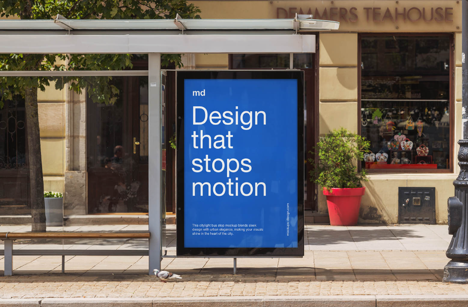 Urban Citylight Poster Mockup