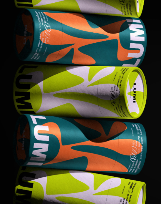 High Resolution Tube Mockup Dark Background