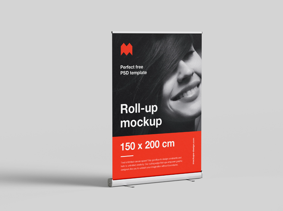 Roll Up Mockup 150×200 cm Unconventional Powerhouse