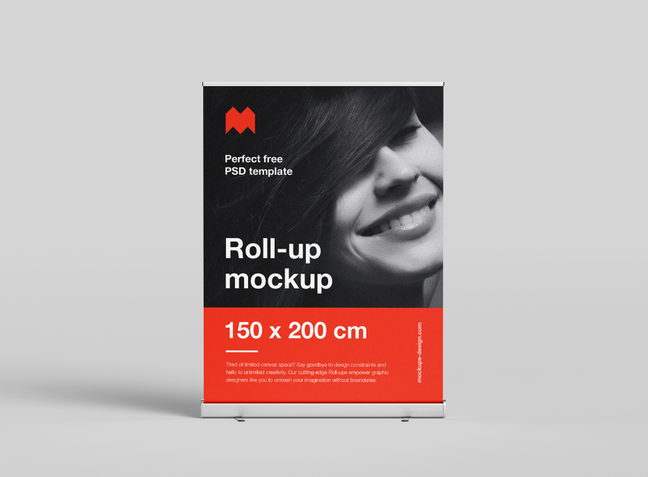 Roll Up Mockup 150×200 cm Unconventional Powerhouse