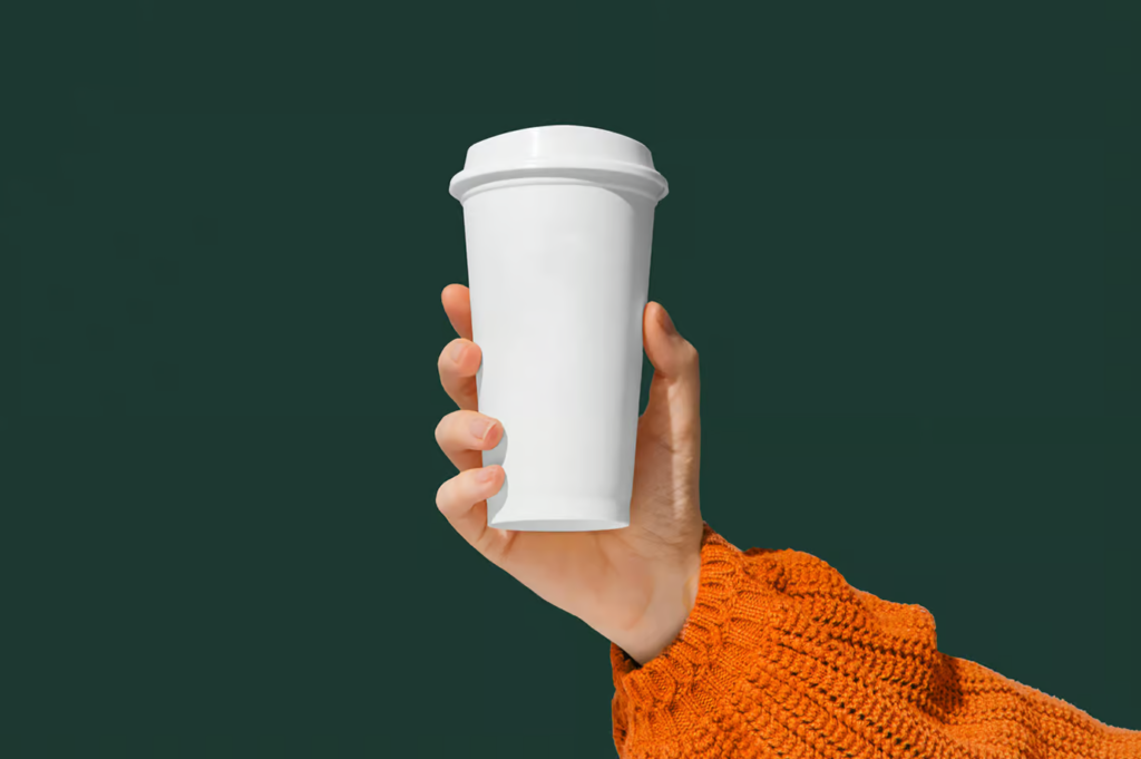 Free Big Size coffee cup Mockup coffee Branding & Packaging Presentation