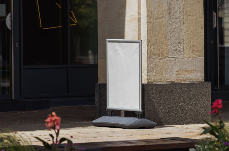 Free Outdoor AStand Mockup