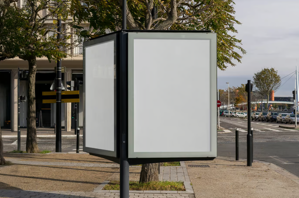 Free Urban citylight PSD Mockups Advertising Presentation