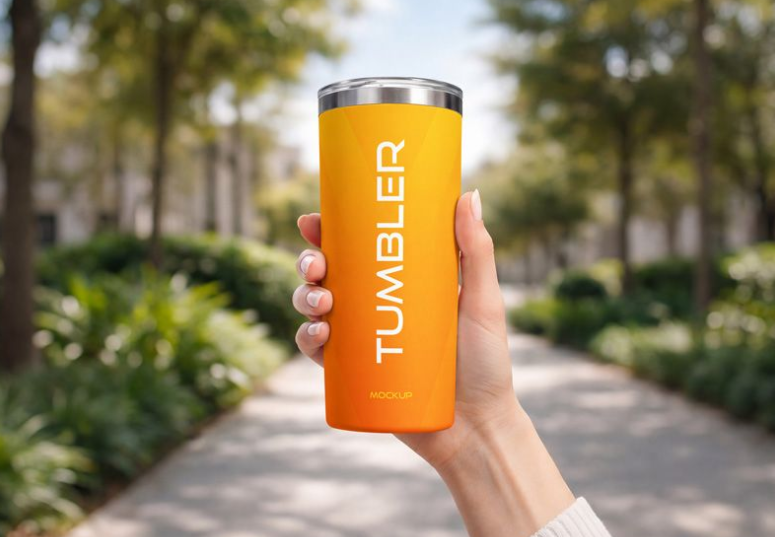 HandHeld iPad Mini Mockup PSD Professional