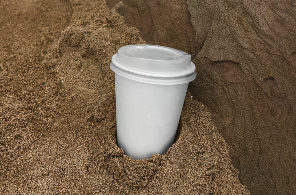 Paper coffee cup Mockup Packaging Presentation