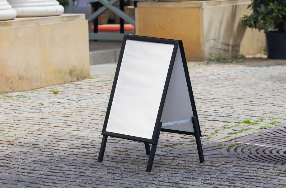 Regular A Stand Mockup