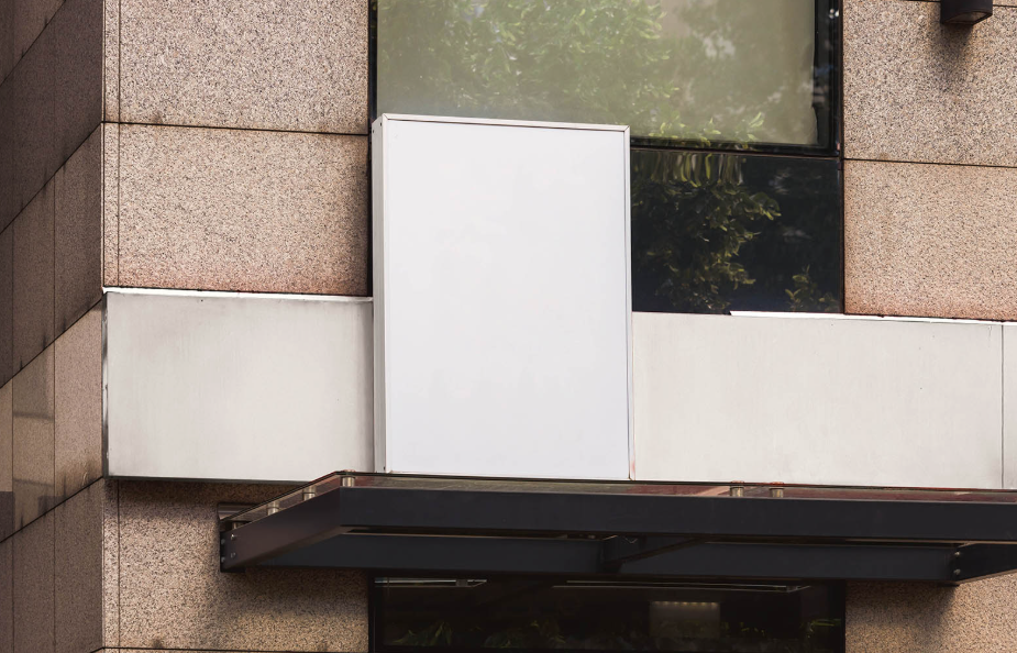 Urban Storefront Sign Mockup Powerhouse Unleashed