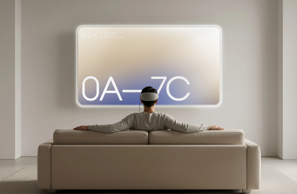 Vision Pro Mockup High Resolution PSD