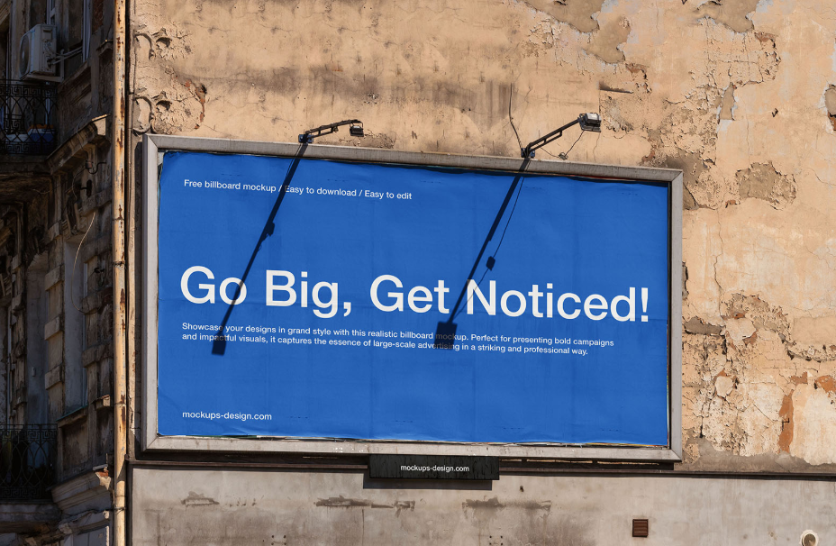Wall Billboard Mockup Urban Impact Unleashed