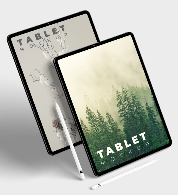 iPad Mockup Fully Editable PSD