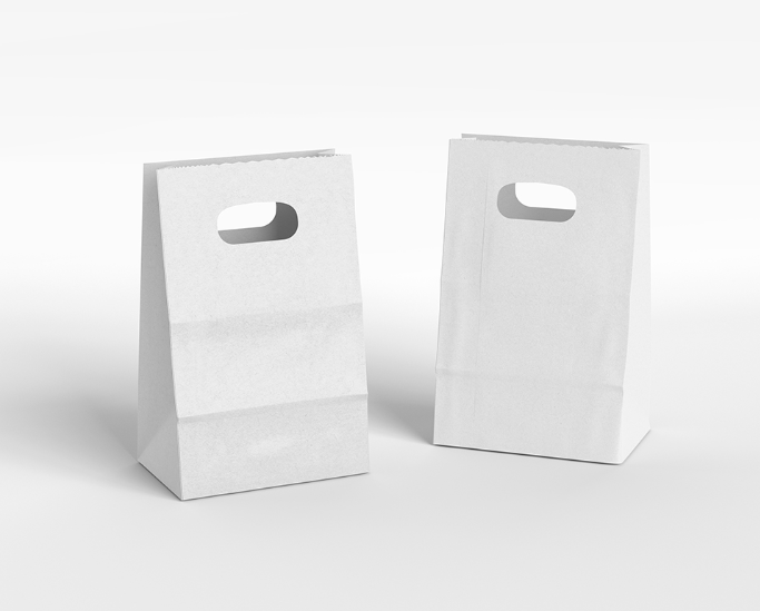 Calling All Foodie Designers Free Lunch Bag mockup for Takeout Triumphs