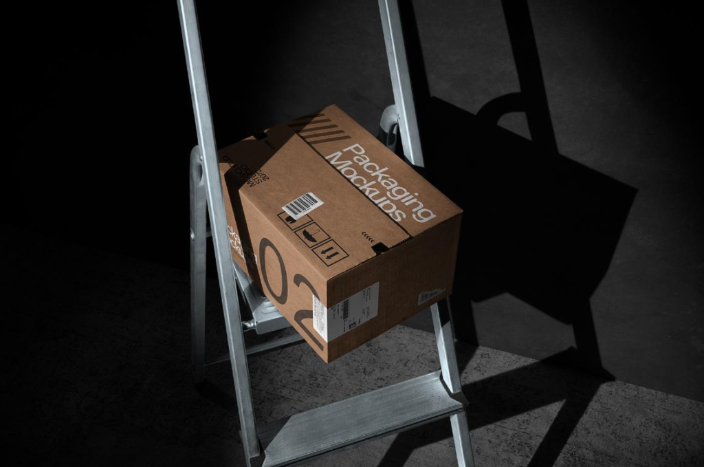 Free Box Packaging Mockup  High Resolution PSD