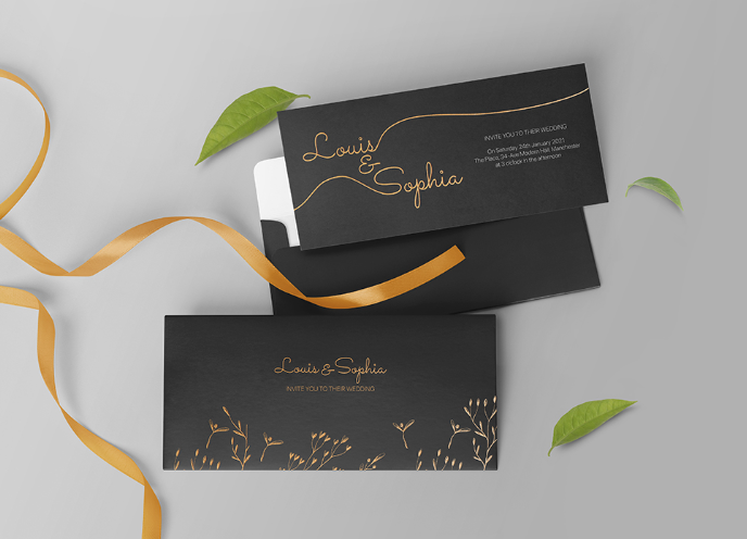 Wedding Invitation Mockup Print Presentations