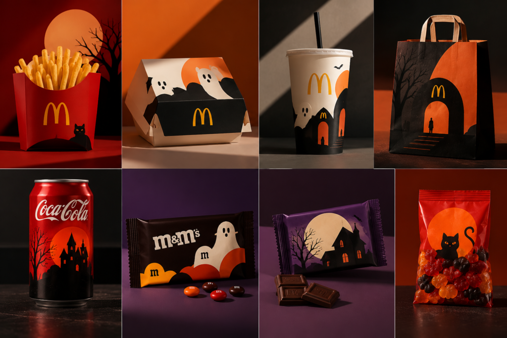 Halloween Burger Box Packaging Collection