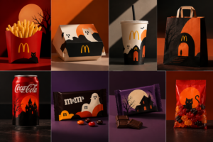 Halloween Burger Box Packaging Collection