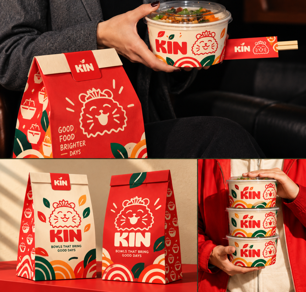 Modern Noodles Packaging Design