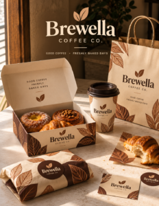 Brewella Coffee Co Branding & Packaging Design