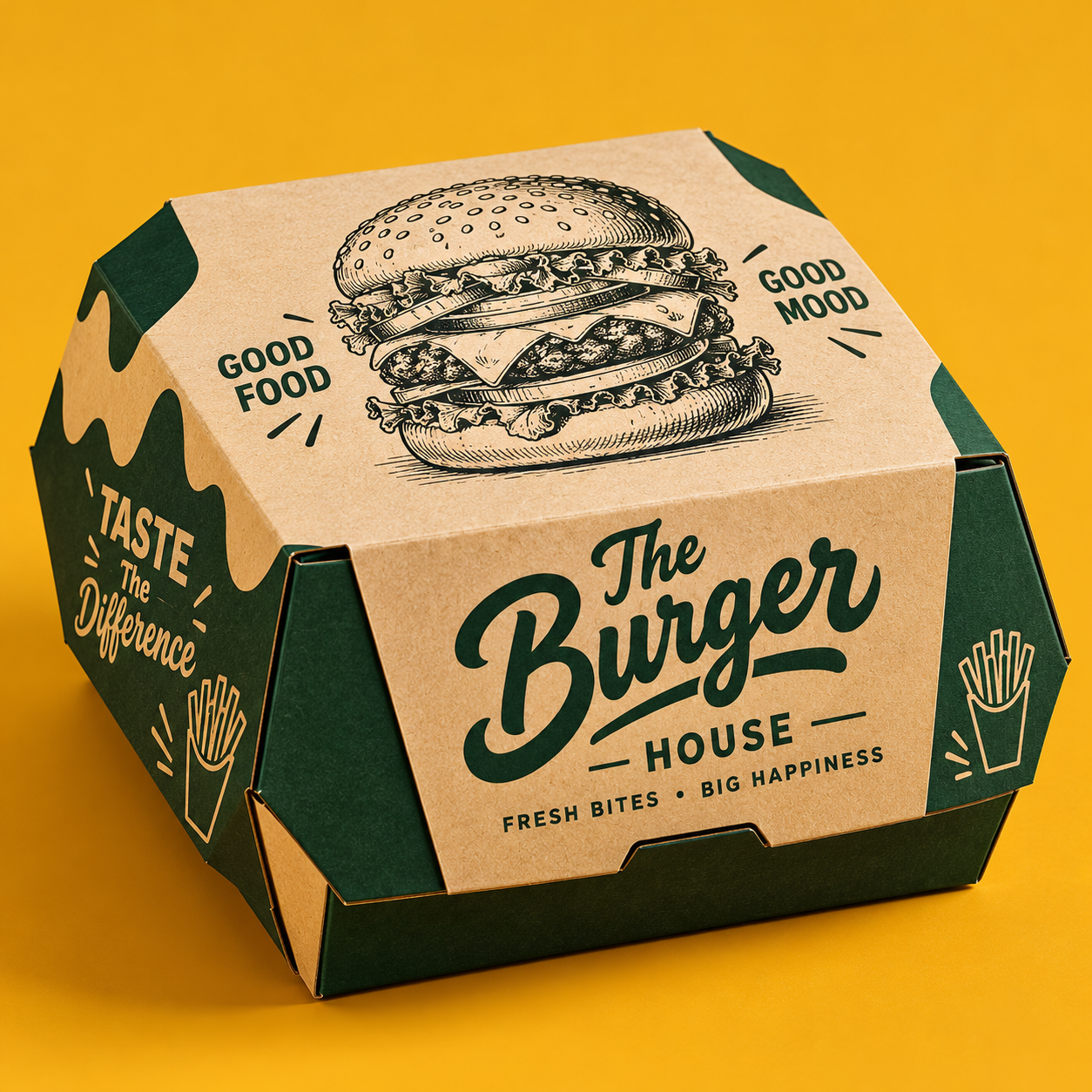 Creative Fast-Food Packaging Design for Modern Brands