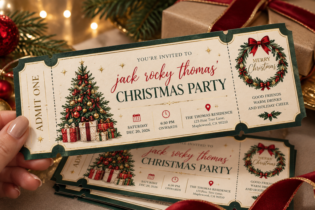 Christmas Party Invitation Ideas 2026
