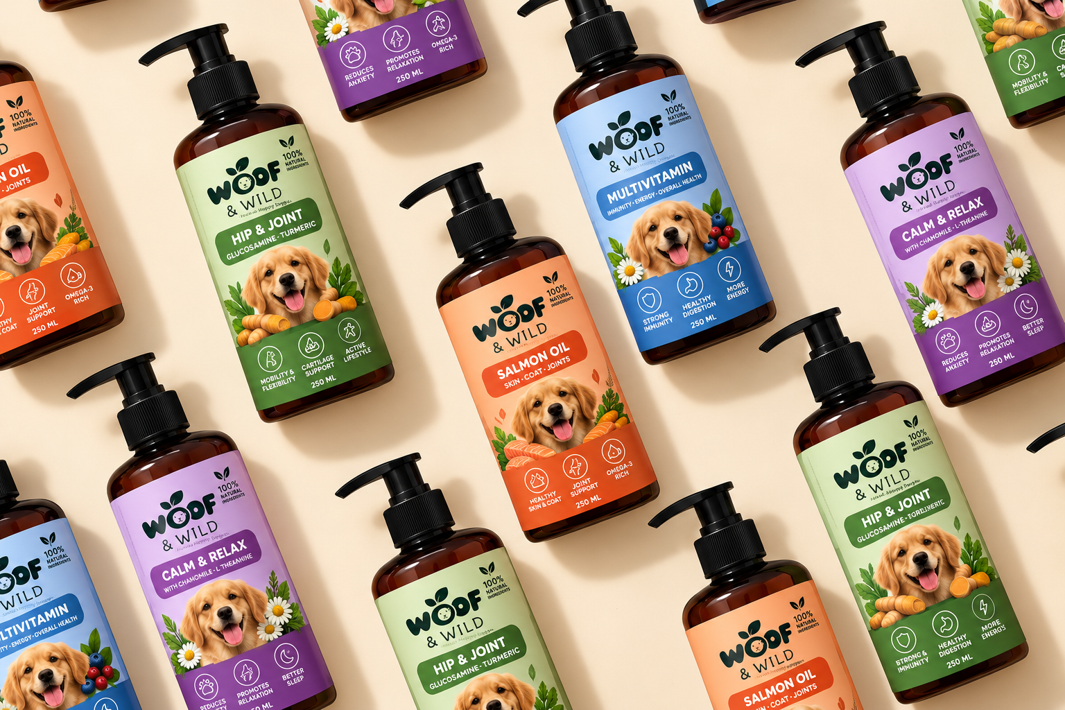 WOOF & WILD Packaging Design